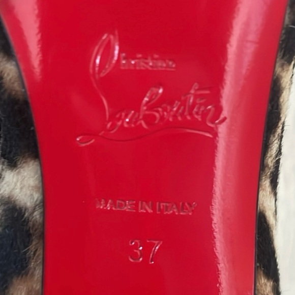 Fifi Botta 100 leopard print booties (Christian Louboutin) - Picture 4 of 10